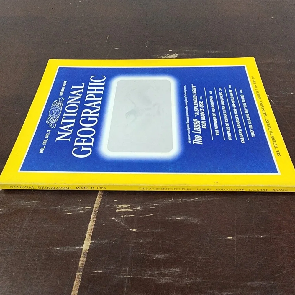 National Geographic Magazine March 1984 No‎ Insert